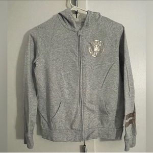 Girls gray and silver Hoodie